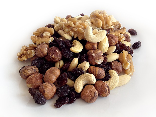 hazelnuts many nuts